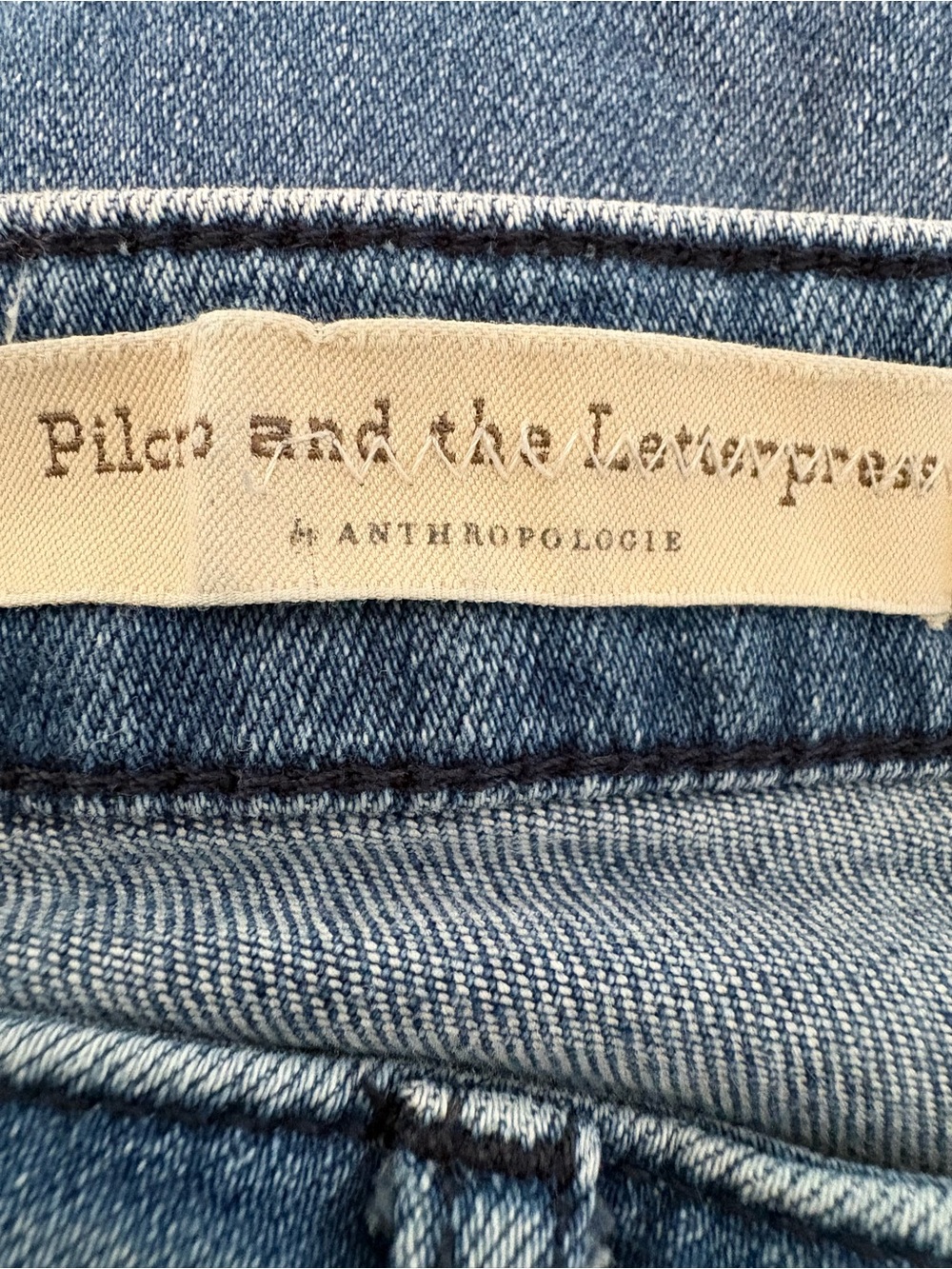 Anthropologie’s Pilcro and the Letterpress High-Rise Skinny Bootcut Jeans Sz 29 - Picture 8 of 10